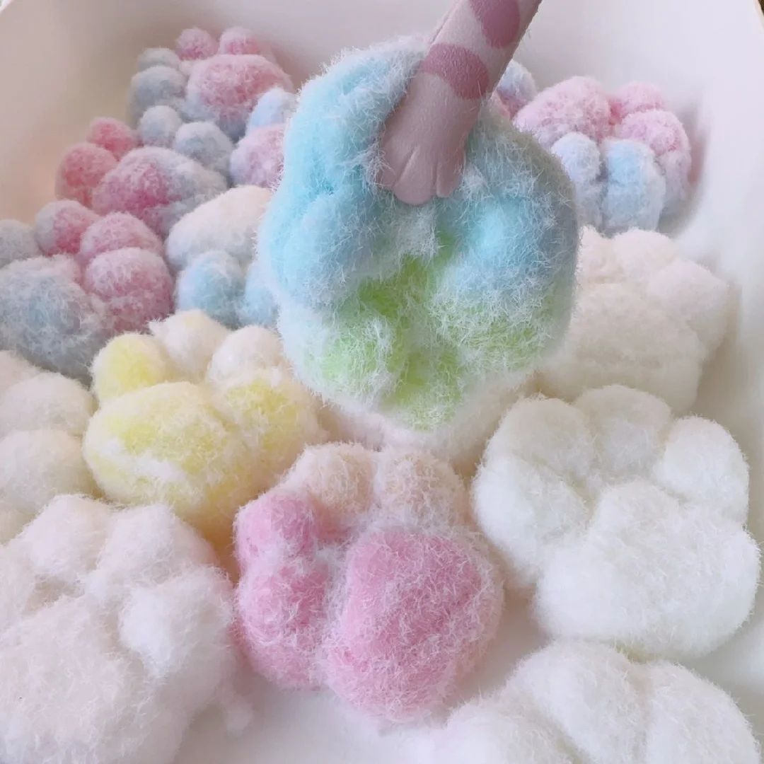 150g ręcznie robiona silikonowa kocia łapa zabawka antystresowa Mochi Taba Squishy nowa zabawka spinner