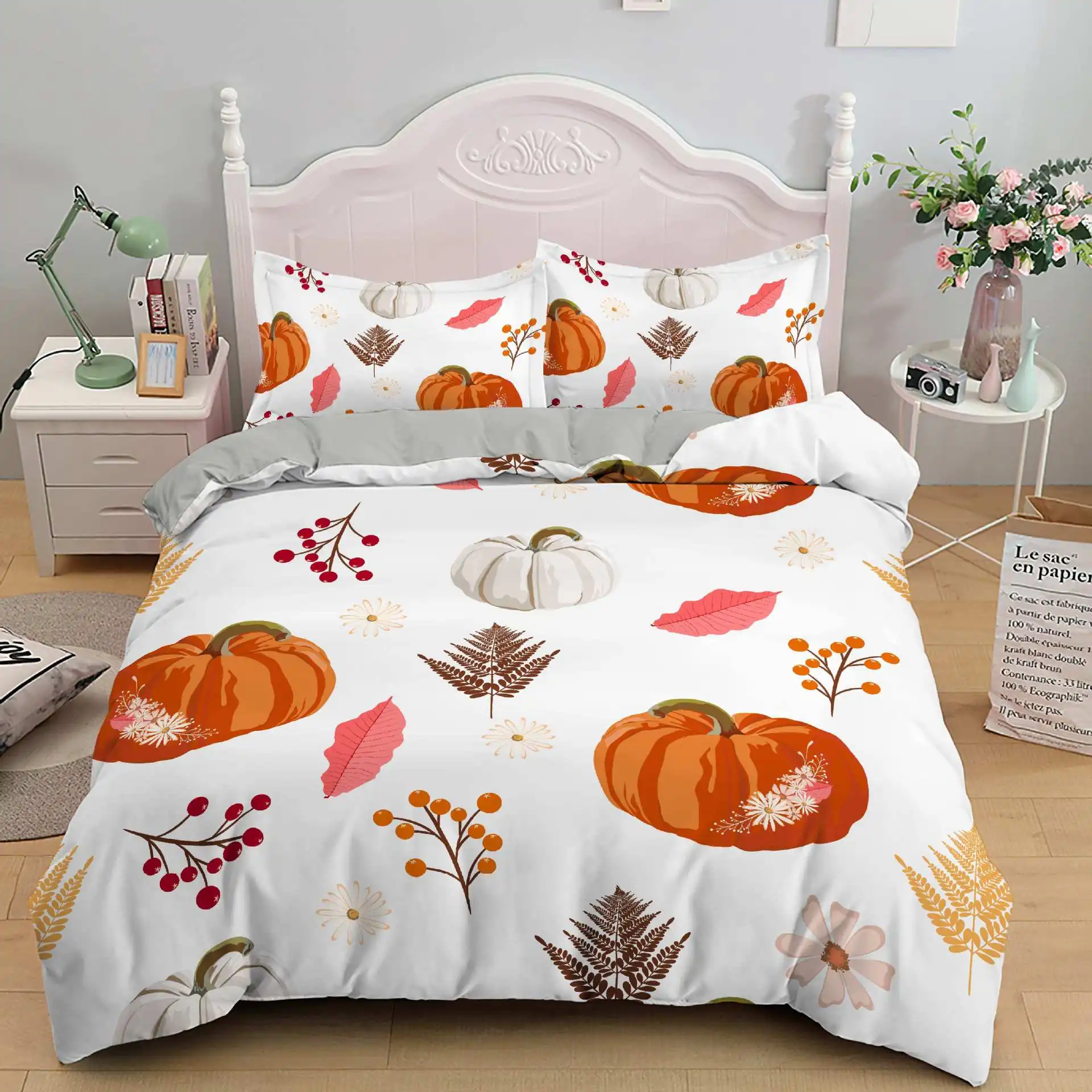 Autumn Pumpkin Halloween Bed Set