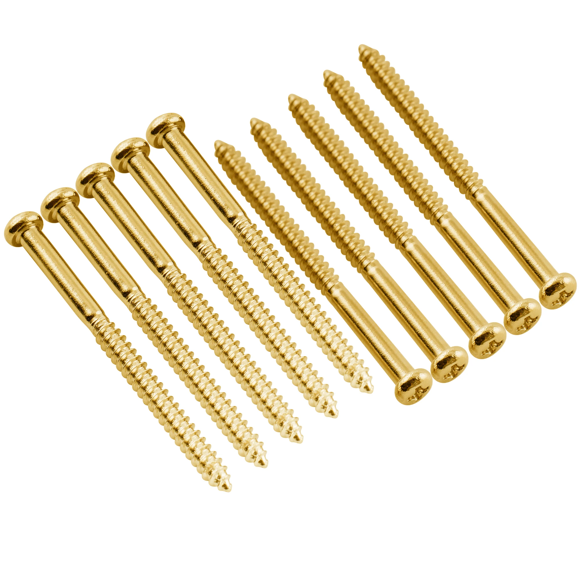 Musiclily Ultra 2,6 x 35 mm Edelstahl-Tonabnehmer-Befestigungsschrauben für JB PB P90 JM Style E-Gitarre-Bass-Tonabnehmer (10er-Set) – Detail 9