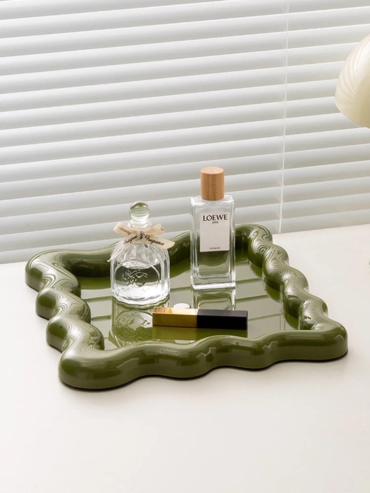 Home storage square Ripple tray storage tray