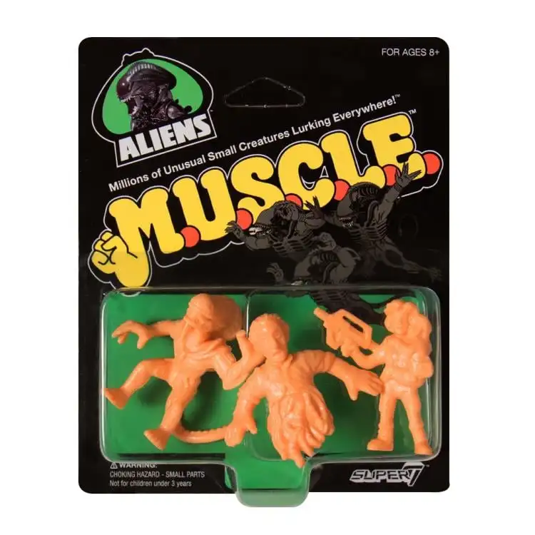 thumbnail image 1 of Super7 Aliens MUSCLE Sets Edición limitada Juguetes coleccionables clásicos Personaje alienígena de ciencia ficción Modelo de combate Figuras periféricas de película, 1 of 5