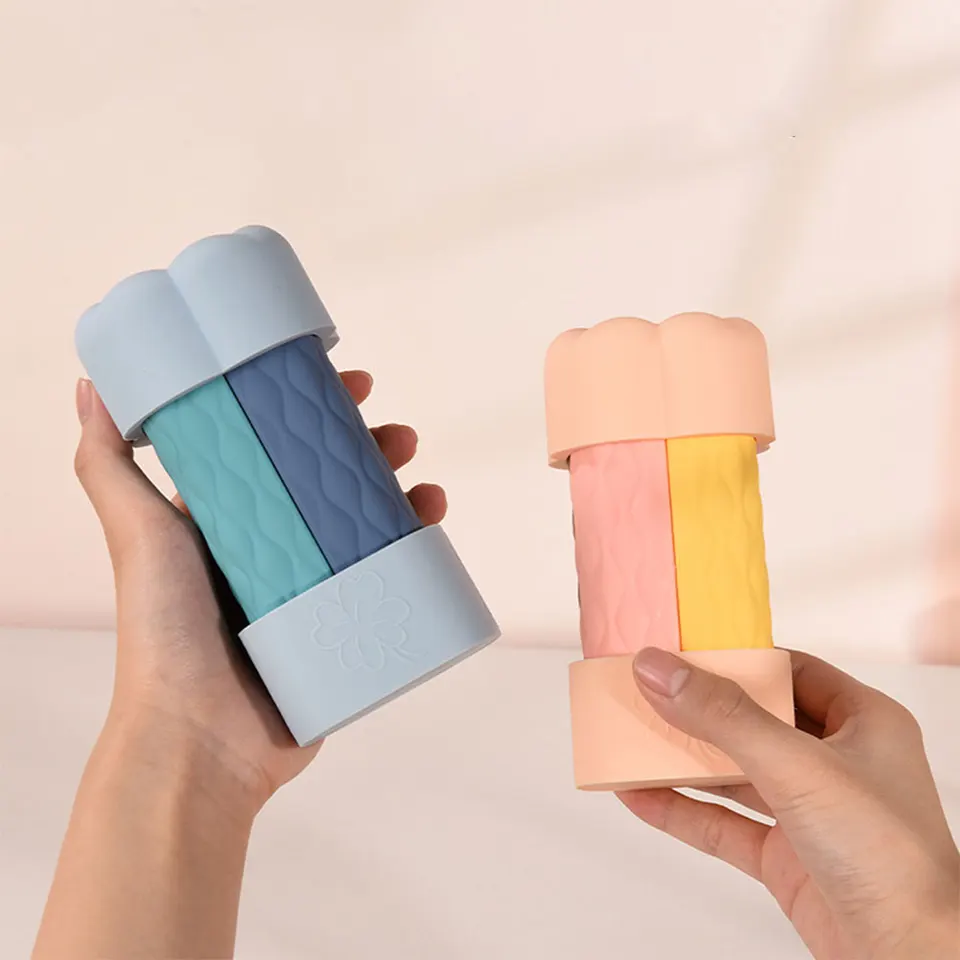 4 in 1 Silicone Travel Bottles Set Leak Proof