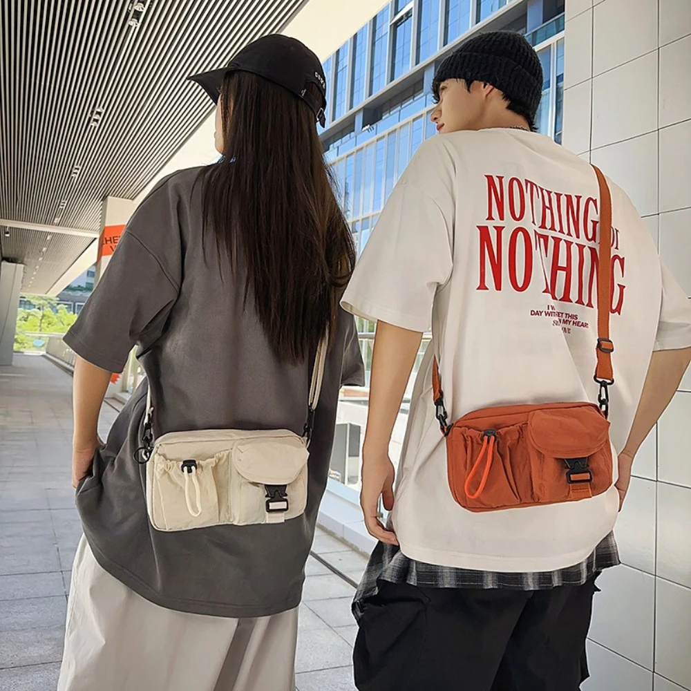 Workwear Style Design, Single Shoulder Bag, Multifunctional Lightweight Chest Bag,сумка Мужская На Плечо Sports Crossbody Bag, 1
