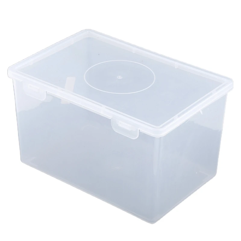 NICEFurniture Mask Storage Box Plastic Transparent Storage Container Keep  Tidy Organizer for Home Bedroom Dormitory Office Use