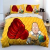 Anime One-Punch Man Saitama Bedding Set Boys Girls Twin Queen Size Duvet Cover Pillowcase Bed Kids Adult Home Textileextile 1