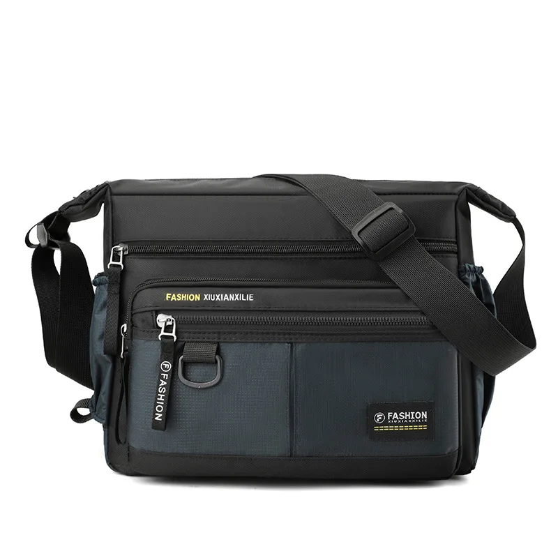 Men Crossbody Bags Male Nylon Shoulder Bags Boy Messenger Bags Man Handbags for Travel Casual Large Bag - 4
