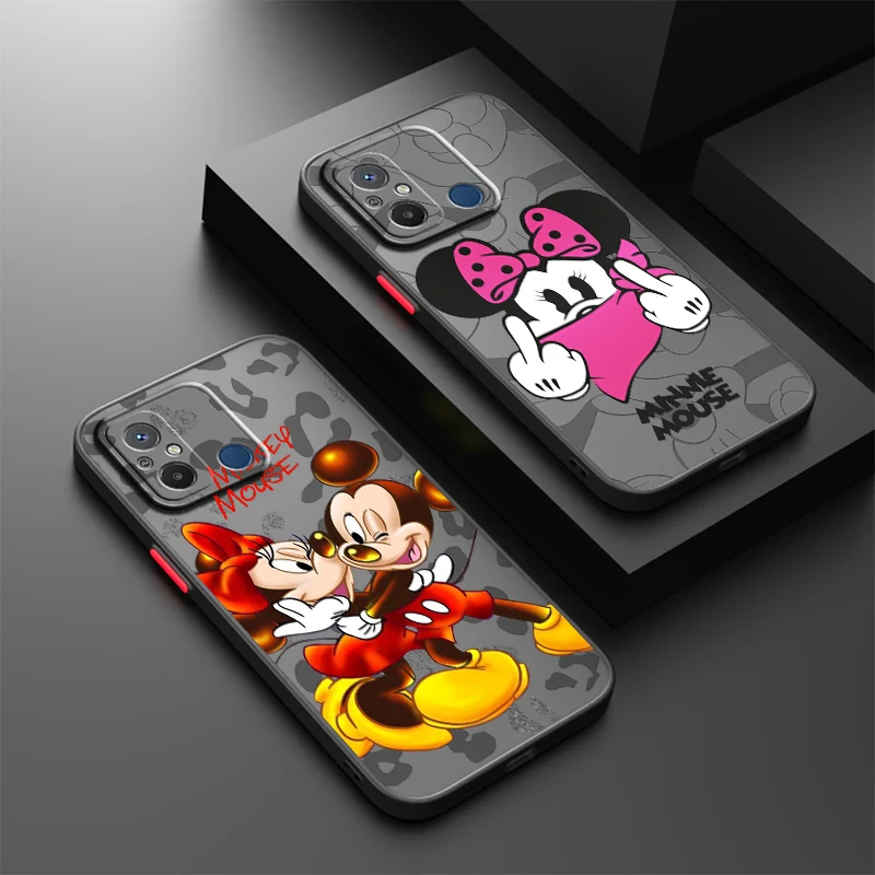 

Mickey Minnie Mouse For Xiaomi Redmi 12 12C 10 11A 10X 10C 9C 9A 9AT 9 8A 8 Frosted Translucent Hard Phone Case Phone Case