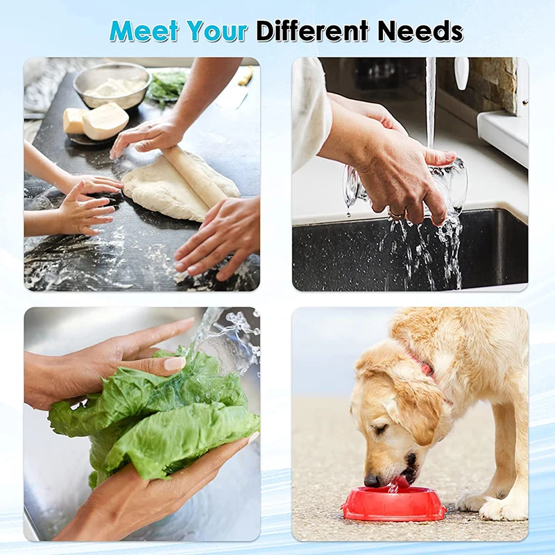 1/4 Pcs Replacement Ceramic Faucet Tap Water Filter Purifier Cartridge For Home Kitchen Household