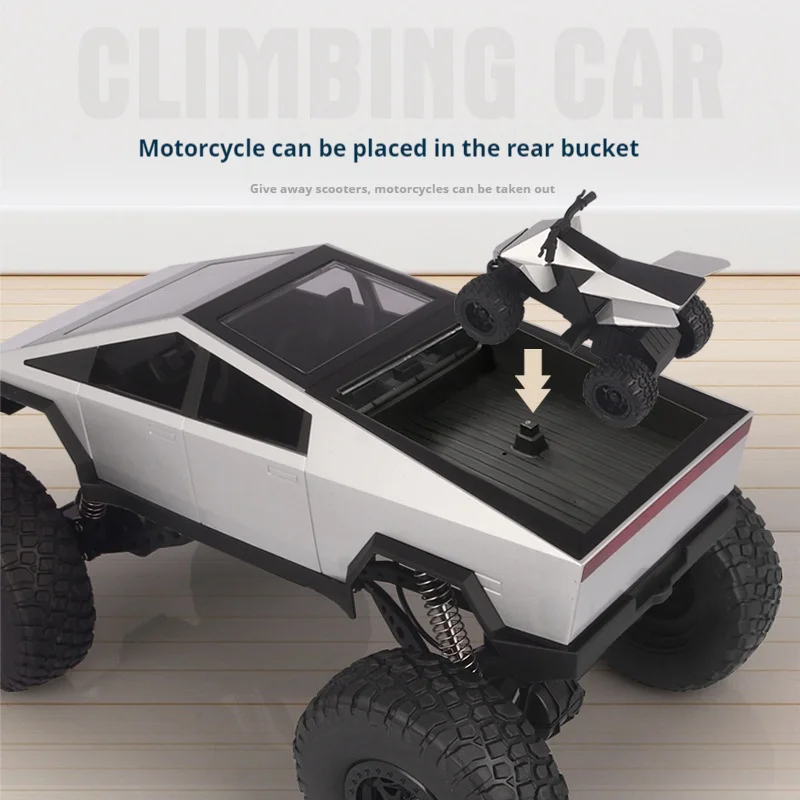 Alloy Rc Automotive Cyberpickup High-Speed Shock-Absorbing Four-Wheel Drive Off-Road Climbing Handle Car Boy Toy Children'S Gift 3