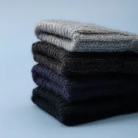 2026 Winter and Autumn Knitted Gloves Warm Plush Men's and Women's Fingerless Gloves Outdoor Sports Touchscreen Gloves - Image 6