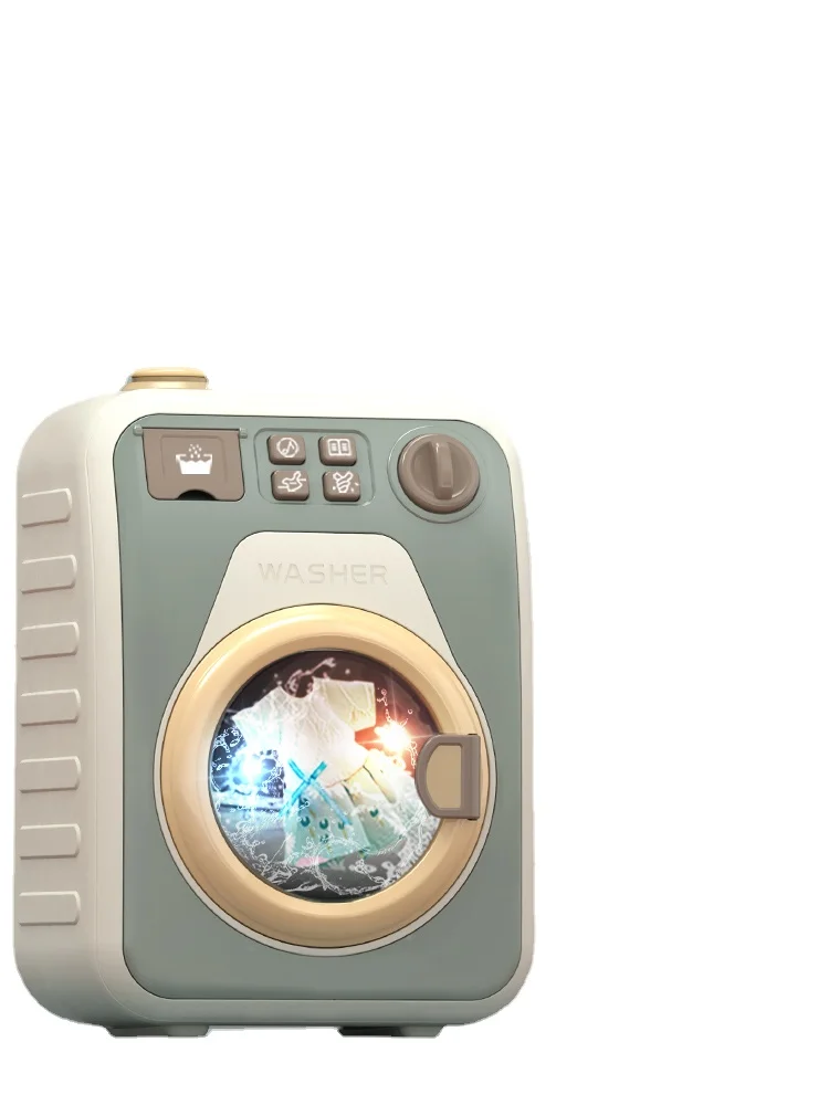 

HXL Children's Washing Machine Toy Mini Simulation Kitchen Play House Gift
