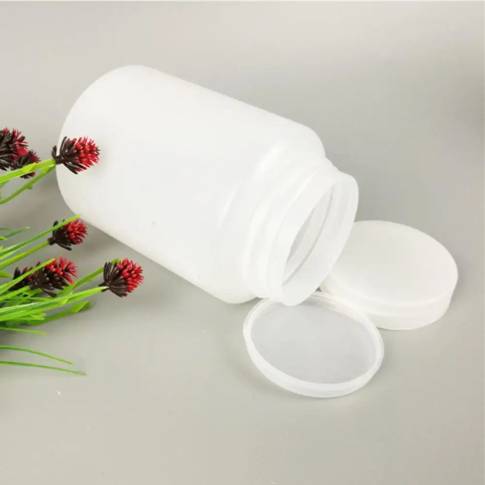 Plastic Storage Bottle 500ml Plastic Laboratory Bottle Chemical Lid Transparent Empty Storage Container