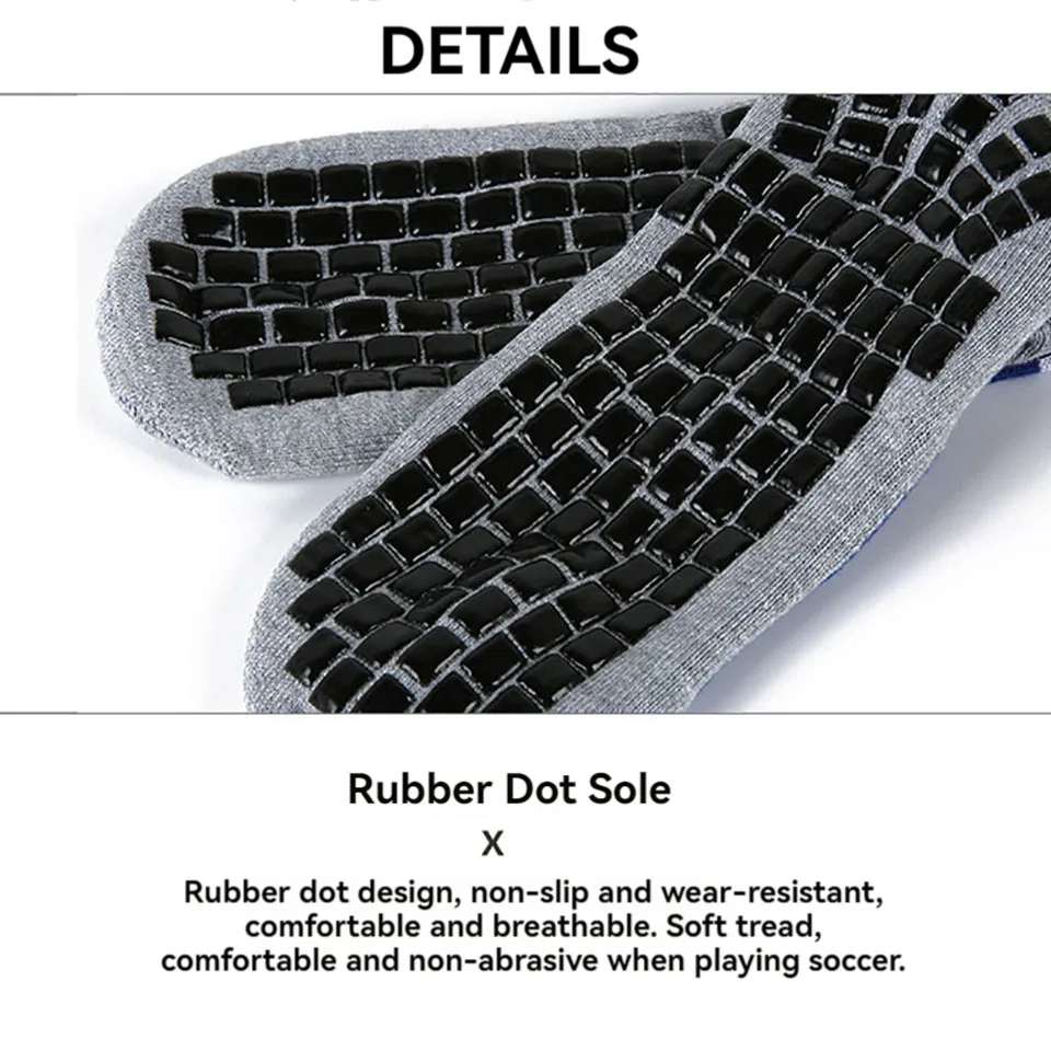 Loogdeel 1Pair 26-34 Knee-High Soccer Socks Children Long Tube Stockings Towels Thickened Bottom Girls Boys Football Sports Sock