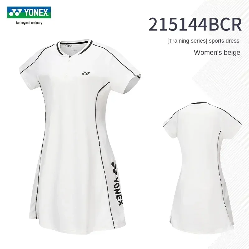 YONEX Yonex YY tennis badminton wear female sports dress 215144 new anti-travel light speed dry