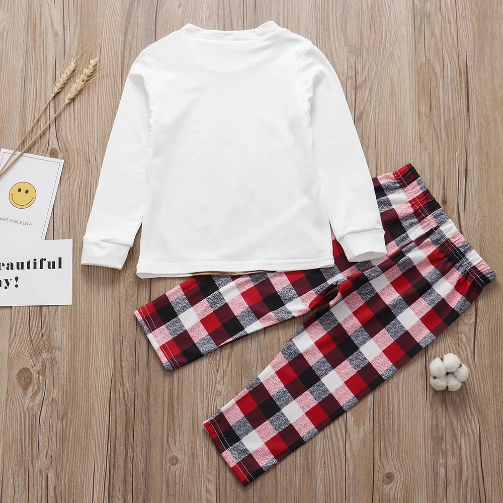 Matching Pajamas Christmas Family Pajamas Xmas Deer Adult Kid Pjs Set Baby Jumpsuit Family Pyjamas