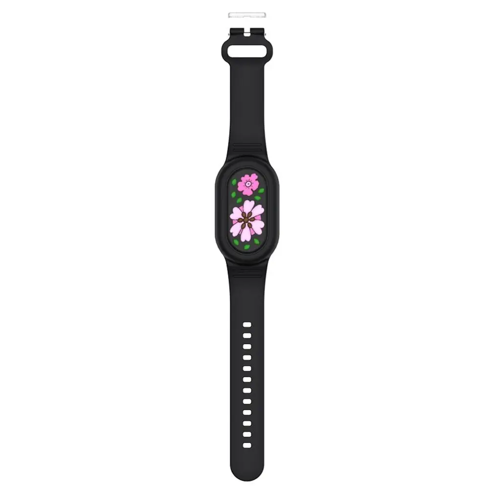 Silicone Kids Bracelet Cartoon Holder Wristband Waterproof Tracker Accessories