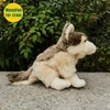Coyote Plush Toy Lobos High Fidelity Grey Wolf Plushie Wolf Peluche Lifelike Stuffed Animals Simulation Doll Kawai Toy Gifts 4