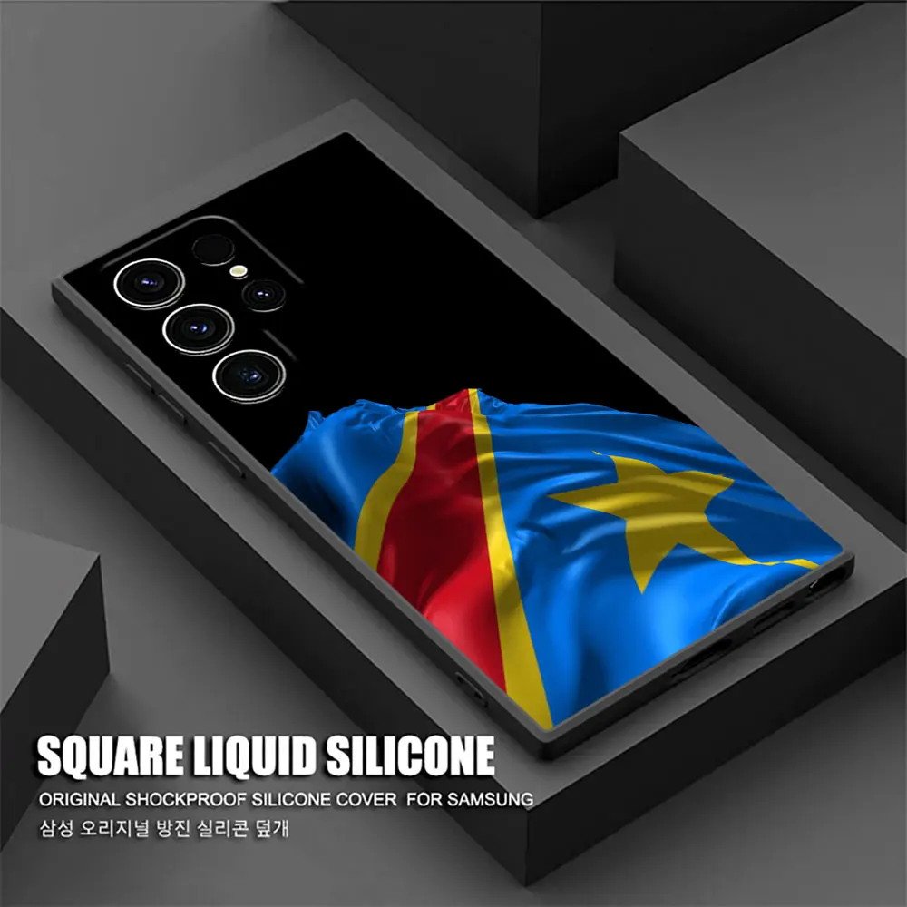 Democratic Republic of Congo Flag Silicone Phone Case