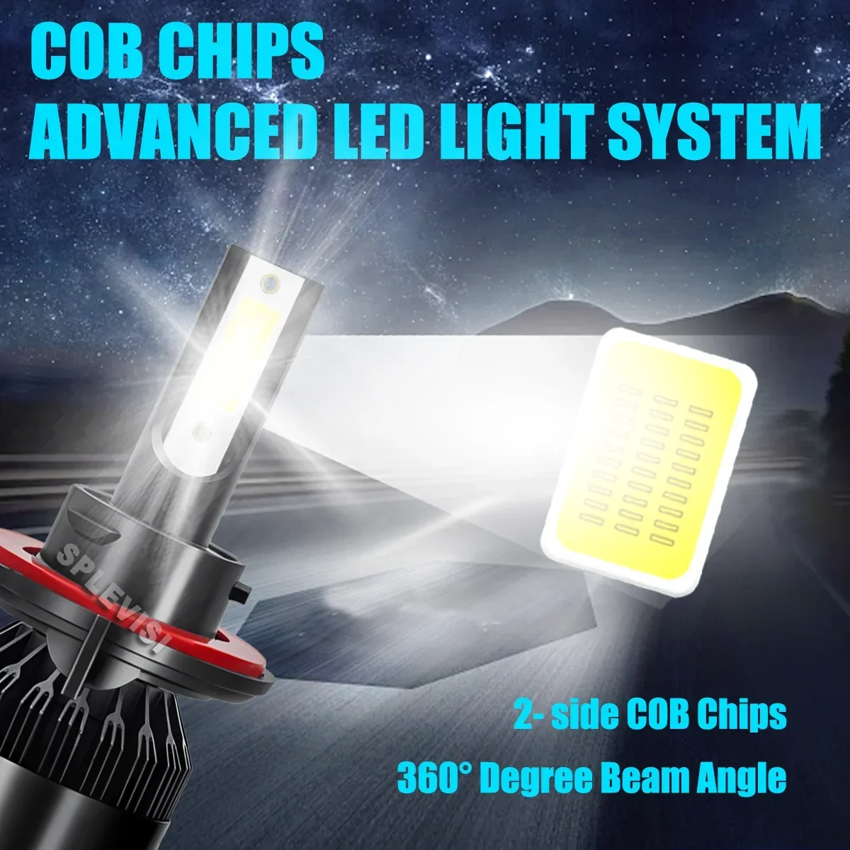 Led 자동차 헤드 라이트 6000K H13 9008 램프 조명 과열 보호 Ford MUSTANG 2005-2012 2006 2007 2008 2009 2010 2011