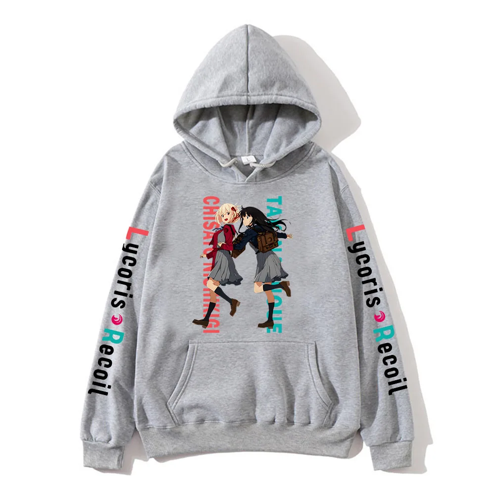 Lycoris Recoil Hoodie Japan Anime Chisato Nishikigi Takina Inoue Sweatshirt  Manga Cartoon Printing Pullovers Men/Women Hoodies - AliExpress