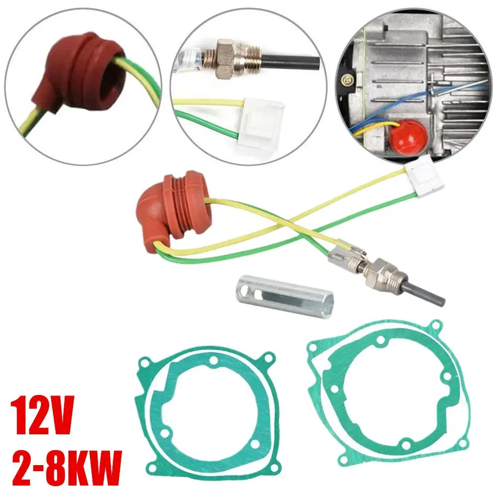 Kit De Joints Et Bougie Céramique Pour Chauffage Diesel 3-8KW - 12V - Compatible Avec La Plupart Des Modèles Chinois - Neuf