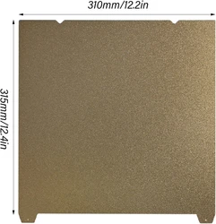 Double-Sided Magnetic PEI Powder-Coated Spring Steel Build Plate - Textured Surface (310x315mm for K1 Max)