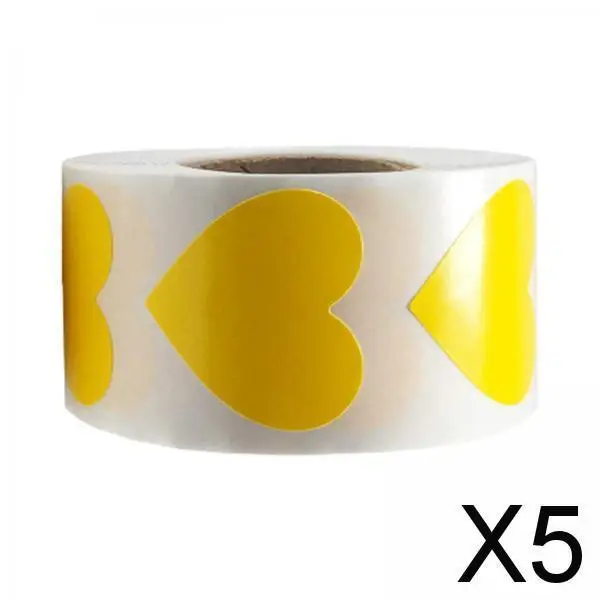 

Наклейки 5xheart, 500 шт., украшение на День святого Валентина