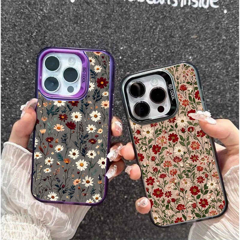 Daisy Flowers Hard Cover Phone Case