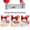 2600W F30 Electric Nailer And Stapler Furniture Staple Gun For Wood Frame Carpentry Woodworking Construction Electric Tools 5