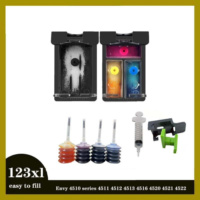 Einkshop Per Hp 304 304Xl Cartuccia Di Inchiostro Riutilizzabile Per Hp 304 Xl Envy Serie 5000 5010 5012 5014 5020 5030 5032 5034 5052 5055