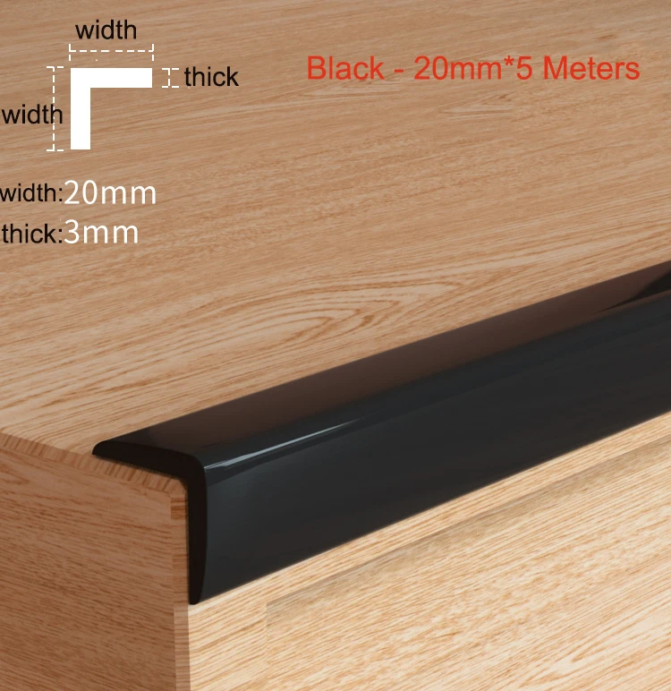 8 Paraspigoli Angolari Per Bambini In Gomma Con Biadesivo 58x35x12 Mm Parabordi Per Angoli Protezione Sicurezza Spigoli Bordi Beige - Foto 4