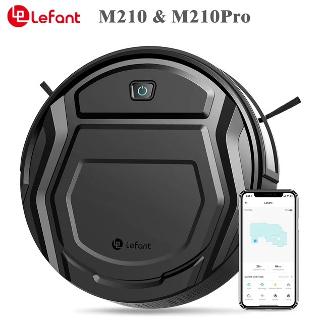 Lefant M210 Robot Vacuum Cleaner Super Slim App Control Strong Suction  Self-Charging For Pet Hair Hard Floors Low Carpets - AliExpress