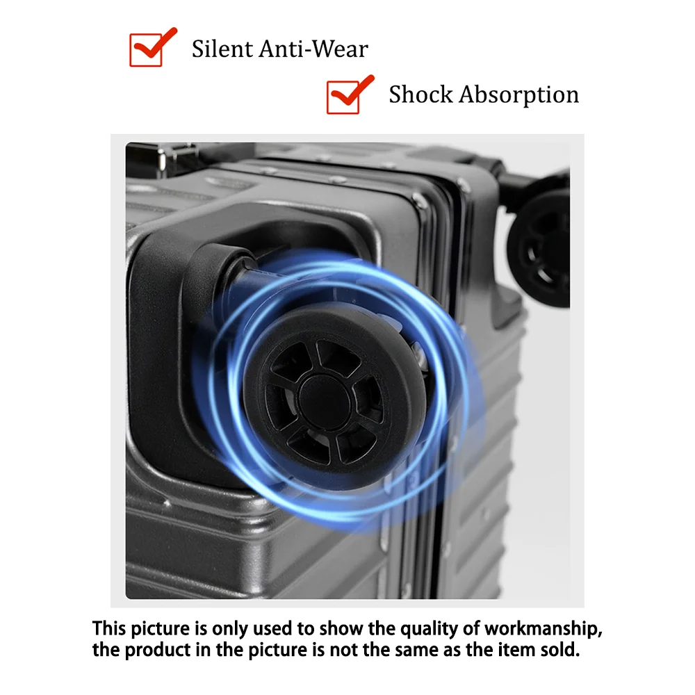 Suitable For SJTOBOL T1105 Luggage Wheel Trolley Case Wheel Pulley Sliding Casters Universal Wheel Repair Wear-resistant Slient