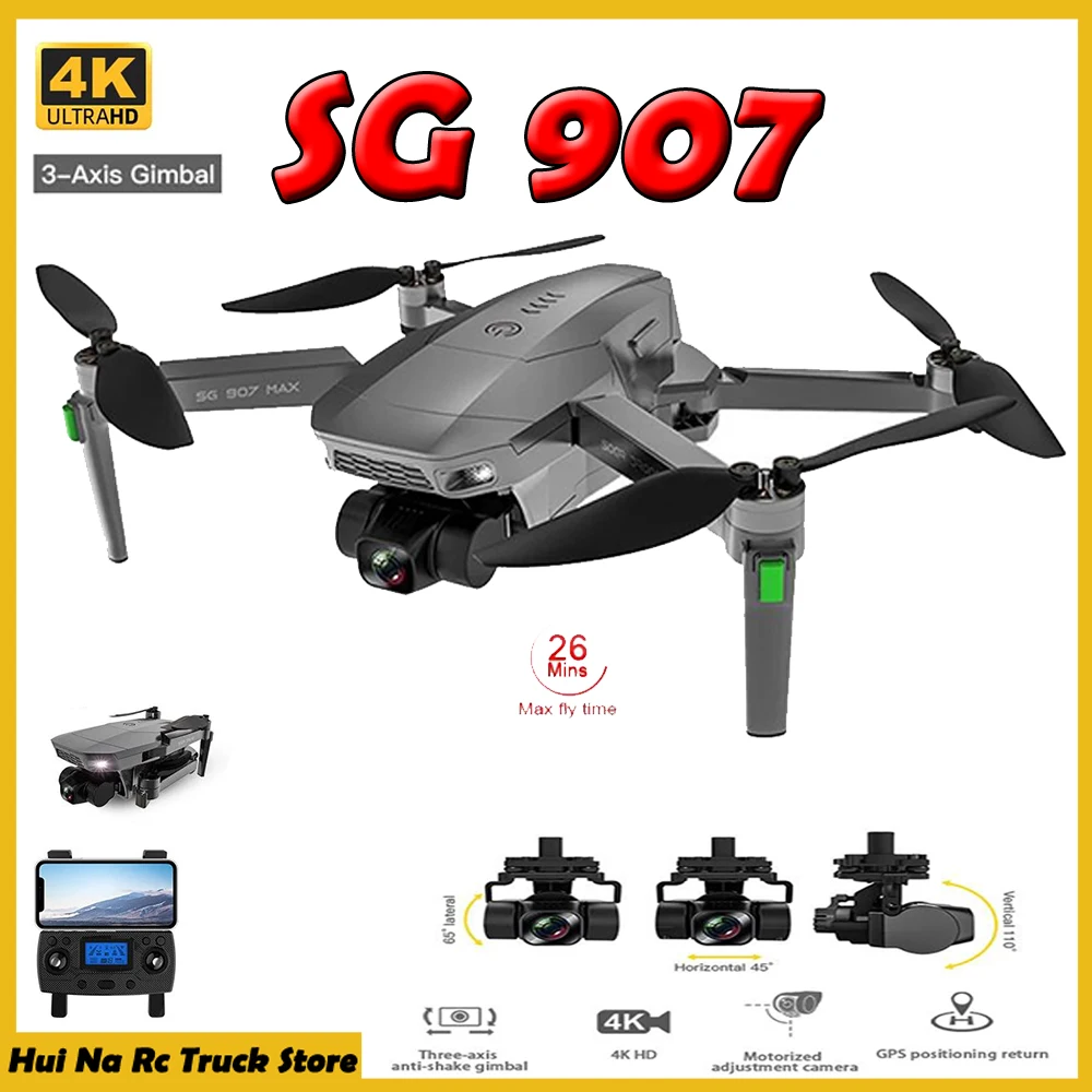 

ZLRC Drone Profesional 4K GPS SG907 5G WiFi Dron Camera Brushless Motor Smart Follow RC Quadcopter Free Shipping FPV Toy Kids