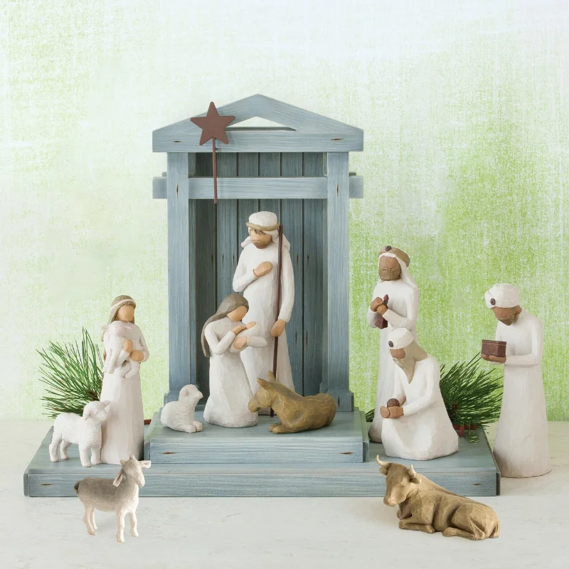 Zayton – Statue De Naissance, Ensemble De Figurines De Bébé, Jésus