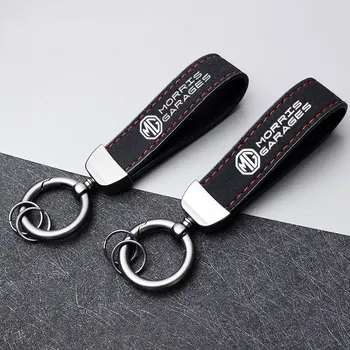 Portachiavi per auto Anello Portachiavi in fibra di carbonio di alta qualità per motori Morris Garages MG ZS GS MG5 6 mg3 350 Parti TF hector HS