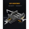6" Cross Slide Vise, Drill Press Milling Vise, Portable Bench Clamp, 6 In Jaw Width, Table Vise Clamp for CNC Milling Machine 3