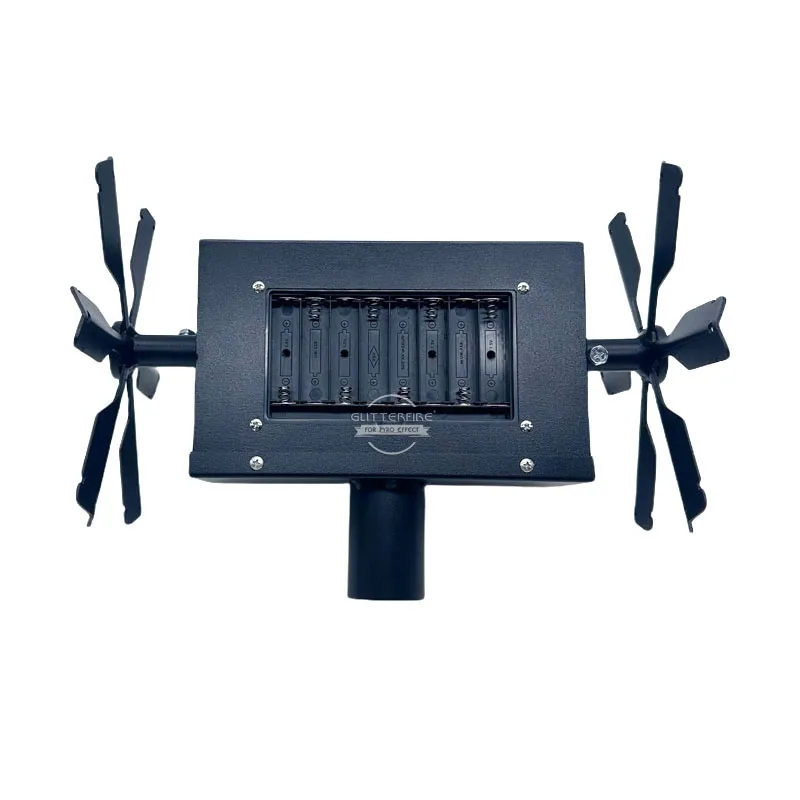 Wireless remote control double wheel cold fountain stage effect machine hand held cold fountain machine