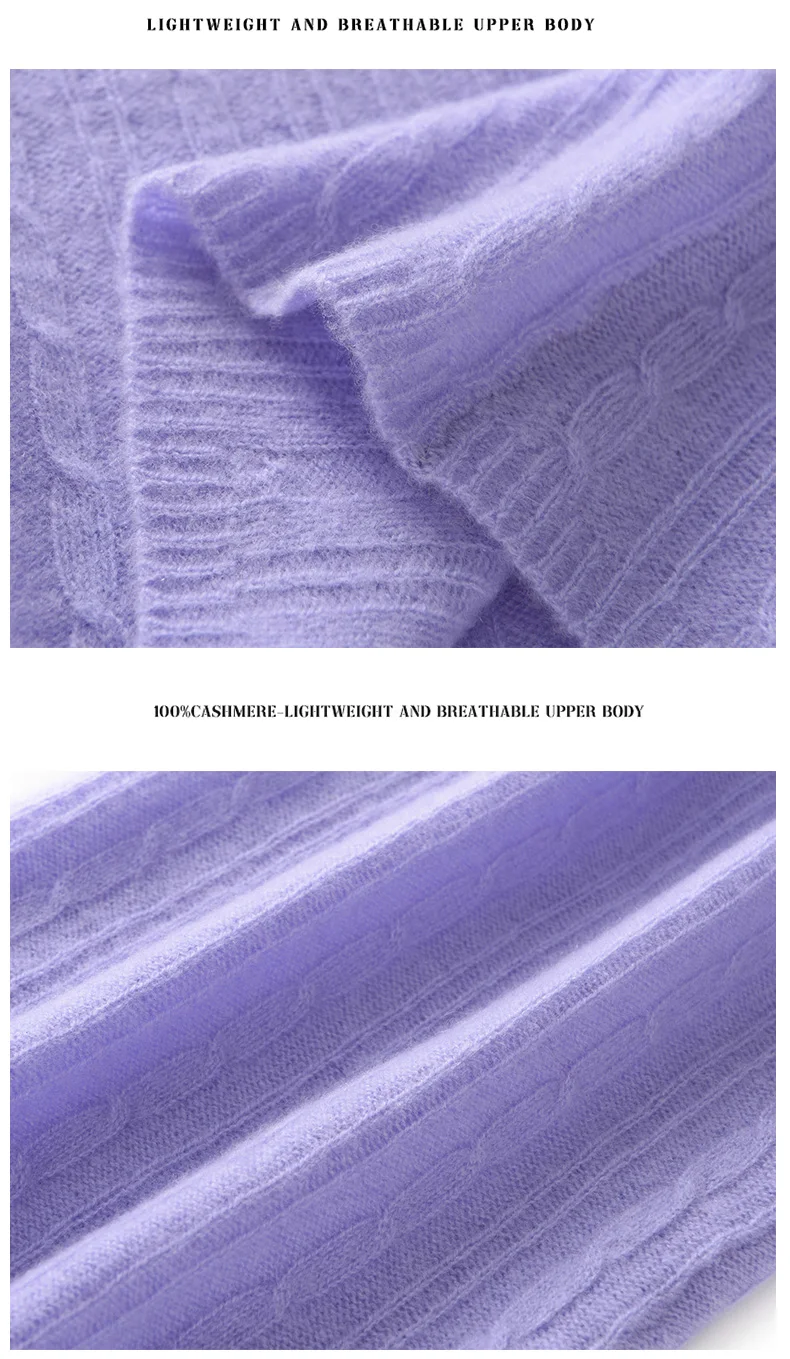 Halswärmer aus 100 % reinem Kaschmir für Damen und Herren, verdickter warmer Pullover-Schal für den Winter, Nackenschutz mit Kälteschutz – Detail 17