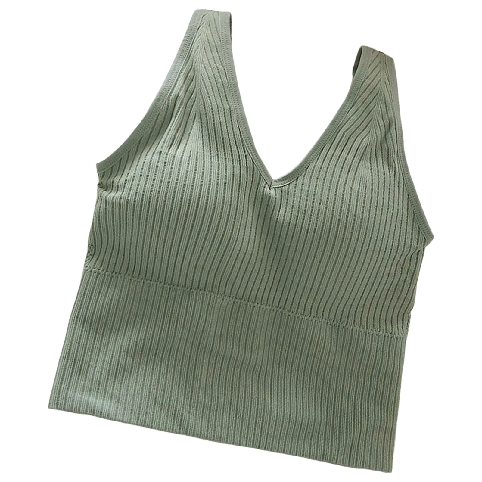 

Women's Sleeveless Crop Tank Tops V-Neck Basic Casual Tops Slim Fit Tank Tops for Casual Workout Club Party School