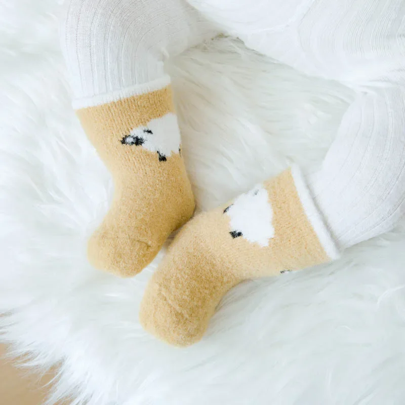 Baby Socks Autumn and Winter Thick Warm Baby Plush Socks