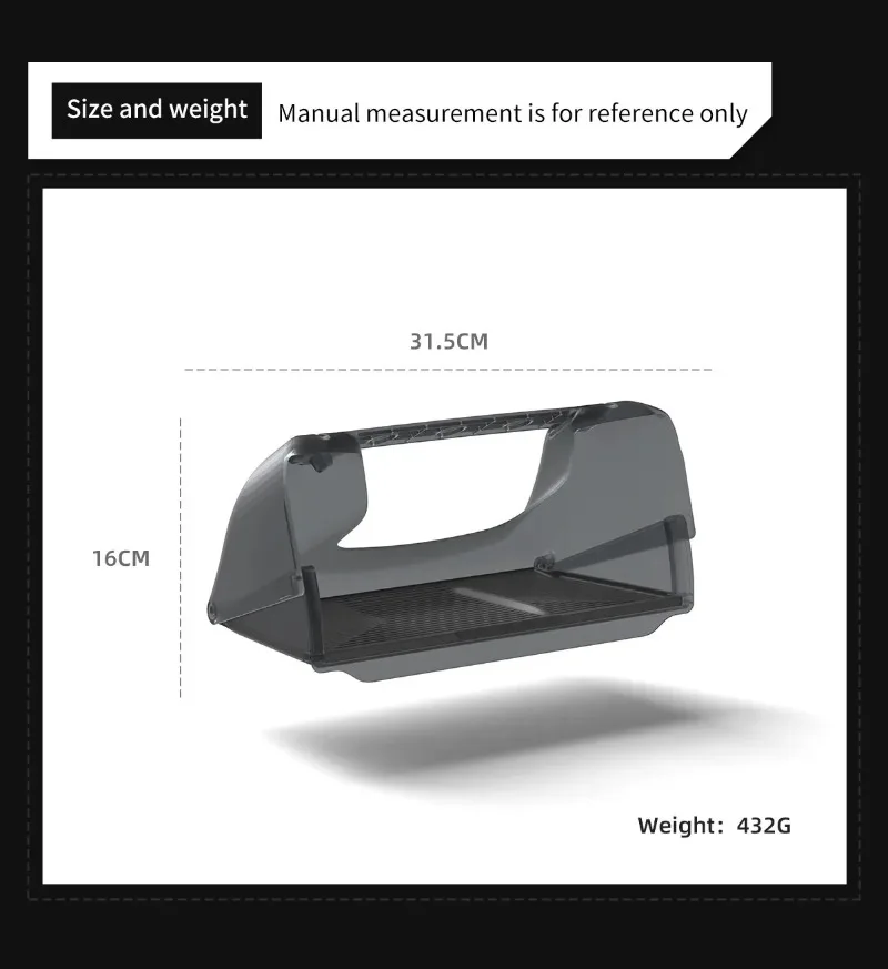 For Tesla Model Y/3 Highland Model Y Juniper Hidden Storage Box Organizer Tray U