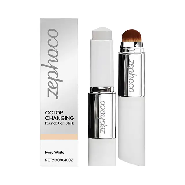 13g Oil Control Foundation Stick Glatte Make-Up Concealer Basis Makel Abdeckung Kosmetik Farbwechsel Feuchtigkeitsspendende Basis Make-Up