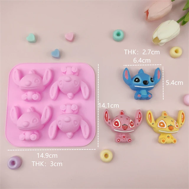 Disney-Moule en silicone pour gâteau et strass, figurines d'anime, modèle  de dessin animé CAN