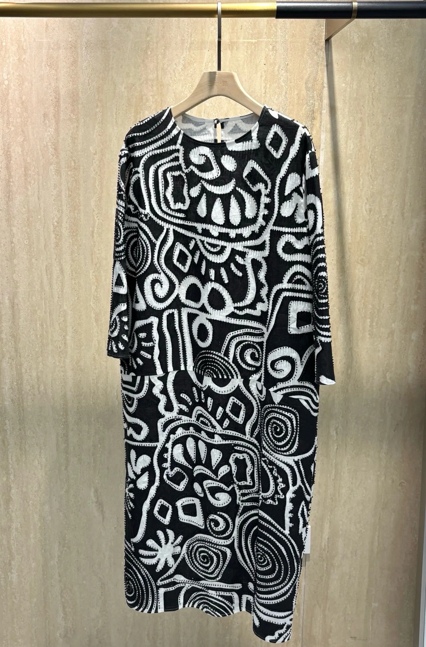 2025 Summer New Women's Linen Round Neck Dress Luxurious Comfortable Breathable Casual Slimming Women DressSlimming