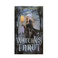 Witches Divination Tarot Cards Set of 78 Surface Laser Cards with English PDF Book for Beginners (English Edition) 1