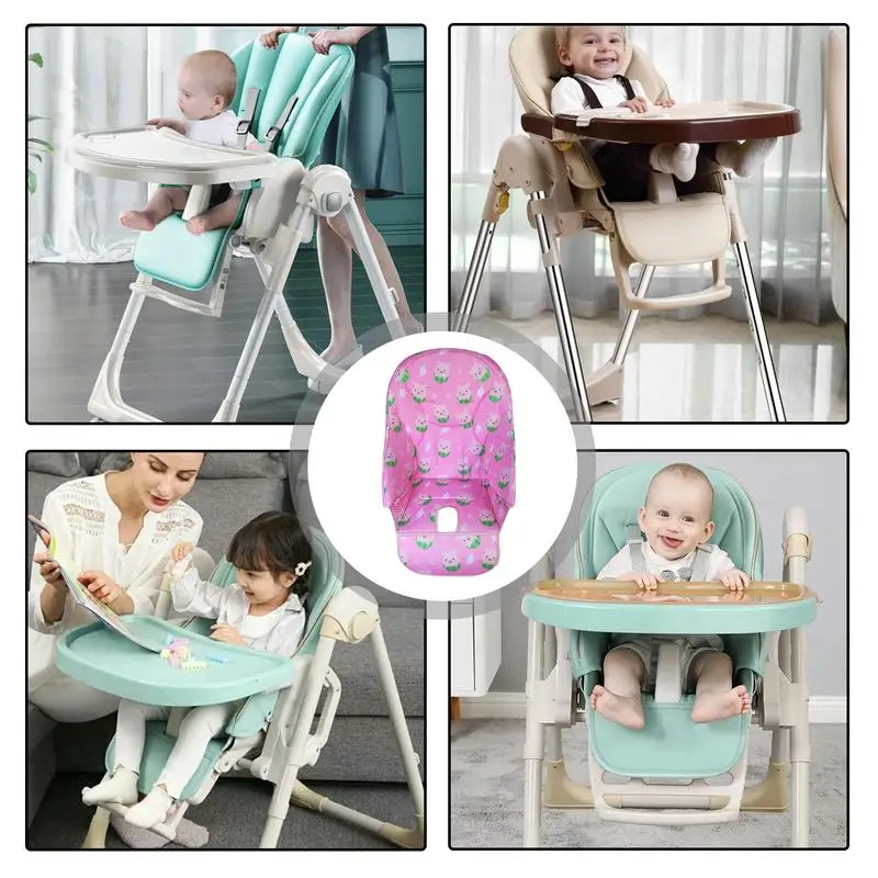 Oxford Cloth High Chair Cushion with Soft Padding High Chair Covers Replacement Protection Pad For Siesta Zero3 For Baoneo Etc.