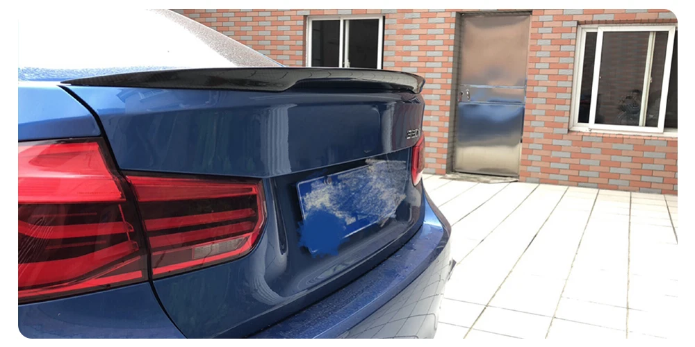 ーツ・マフ】 BMW 3Series F30 M-Sport トランクスポイラー FRP製 黒