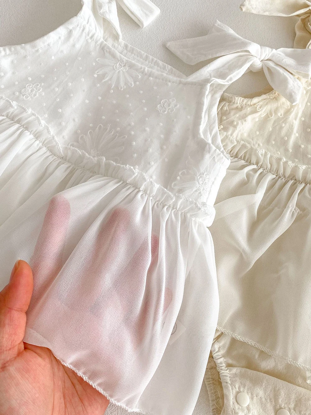 Summer Baby Girls Ruffle Bodysuit One Piece