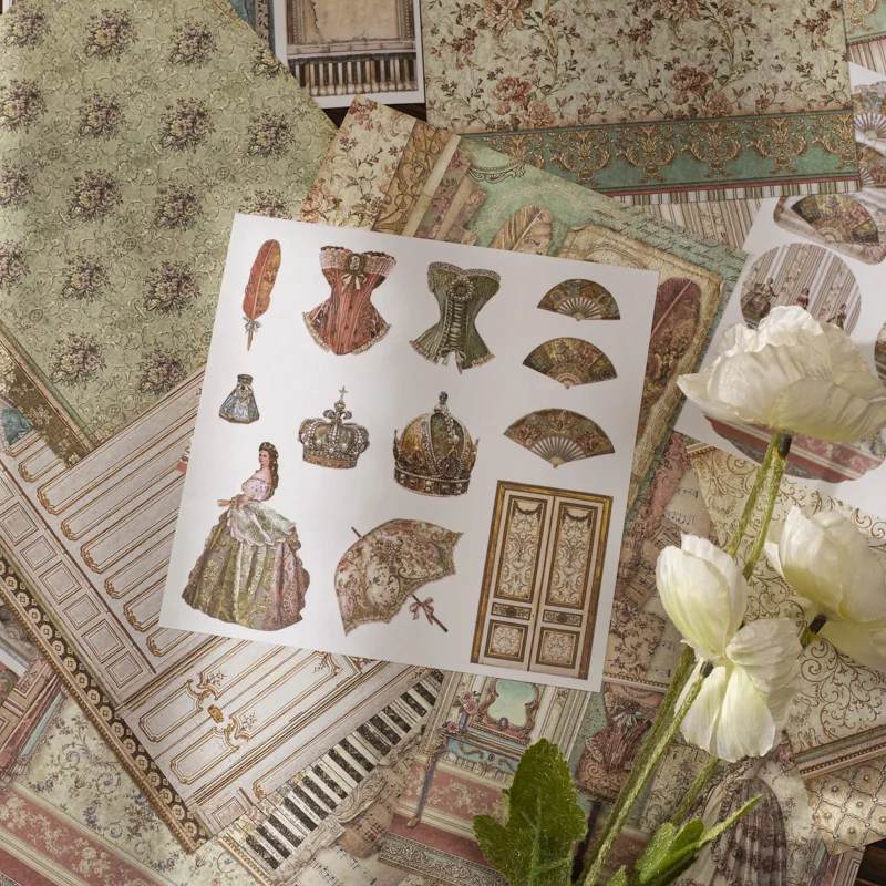 

25 листов, декоративная Подложка для заметок, 6 видов